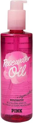 Picture of Victoria's Secret Pink Rosewater Soothing Body Care Body Oil 8 oz. (Rosewater)